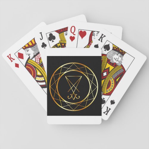 Sigil of Lucifer Playing Cards