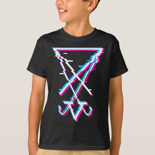 Sigil of Lucifer _ Satanic Symbol Aesthetic Goth V T_Shirt
