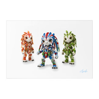 Sigilkin — Tribal Guardians Acrylic Print