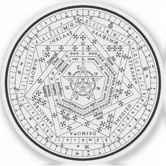 Sigillum Dei Aemeth (black) Sticker (Front)