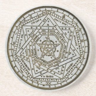sigillum dei aemeth drink coaster
