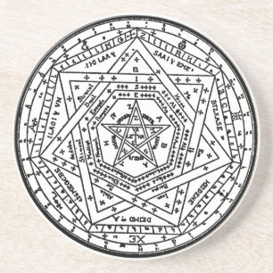 Sigillum Dei Aemeth (The sigil of Dei Ameth, Seal Drink Coaster