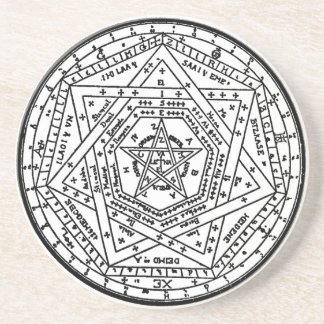 Sigillum Dei Aemeth (The sigil of Dei Ameth, Seal Drink Coaster