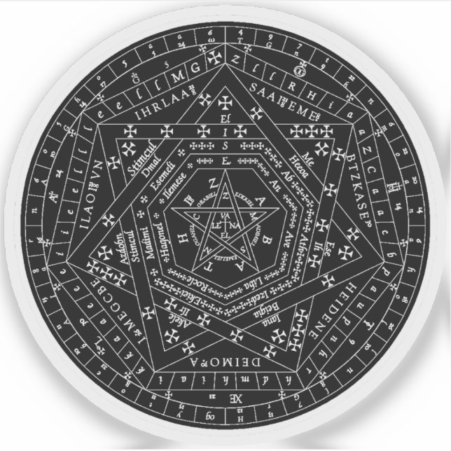 Sigillum Dei Aemeth (white) Sticker (Front)