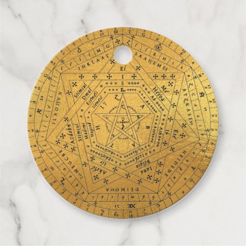 Sigillum Dei Seal of God Angelic John Dee Diagram Favor Tags