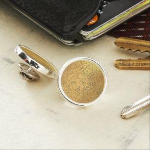 Sigillum Dei Seal of God Angelic John Dee Diagram Lapel Pin