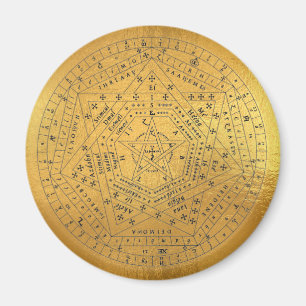 Sigillum Dei Seal of God Angelic John Dee Diagram Magnet