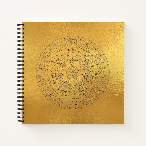 Sigillum Dei Seal of God Angelic John Dee Diagram Notebook