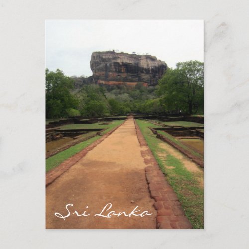 sigiriya path postcard