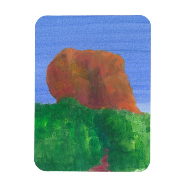 Sigiriya Rock Magnet (Vertical)
