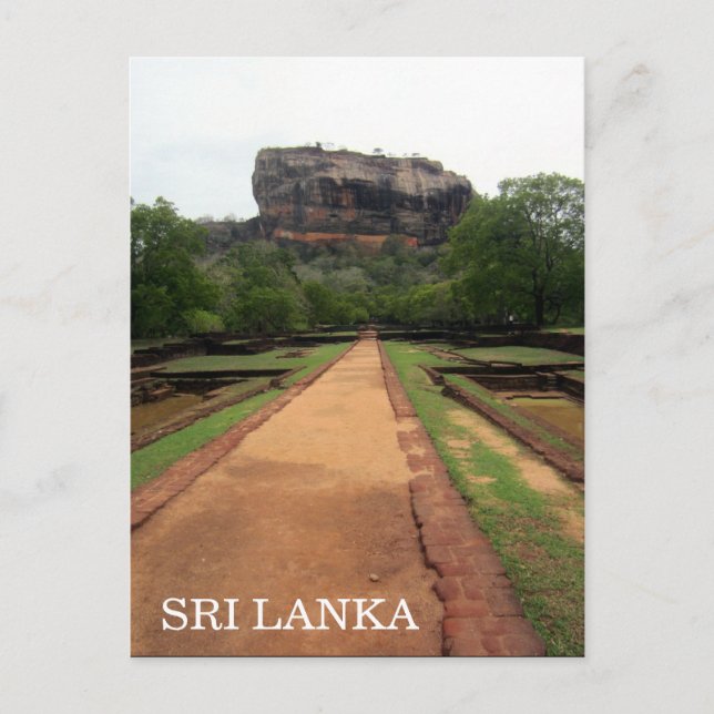 sigiriya rock postcard (Front)