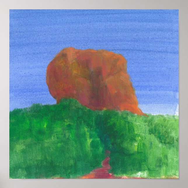 Sigiriya Rock Poster (Front)