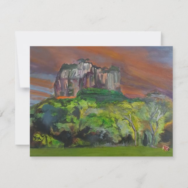 Sigiriya’s Lion Rock Holiday Card (Front)