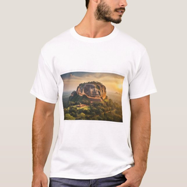 "Sigiriya Splendor: The Lion Rock Legacy" T-Shirt (Front)