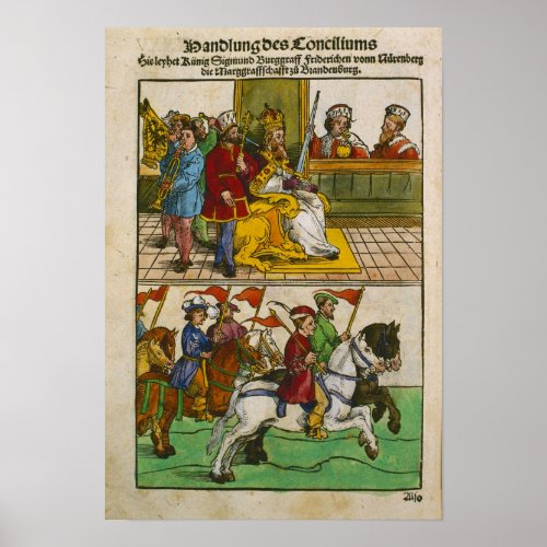 Sigismund at the Council of Constance Poster