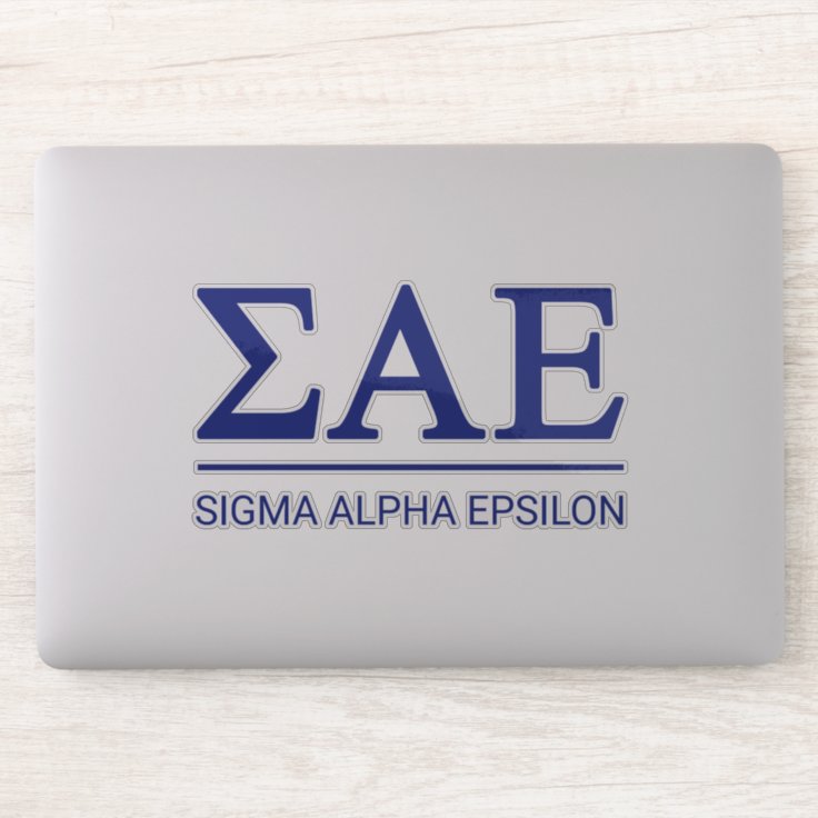 Sigma Alpha Epsilon | Badge Sticker | Zazzle