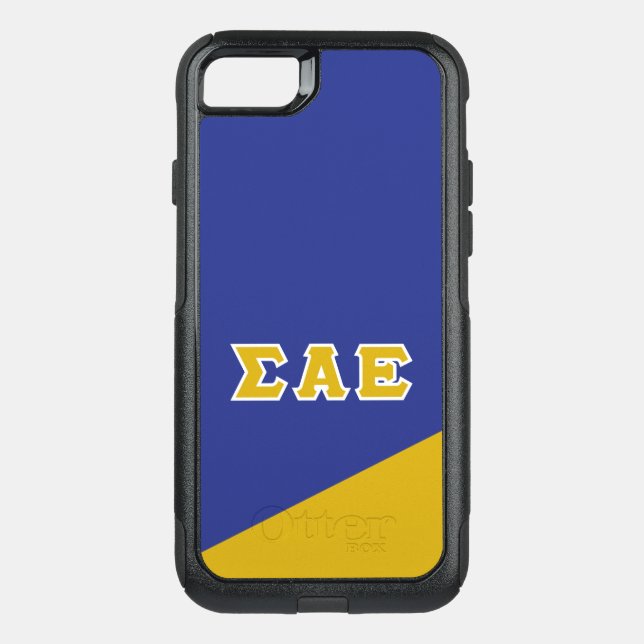 Sigma Alpha Epsilon | Greek Letters Otterbox iPhone Case (Back)
