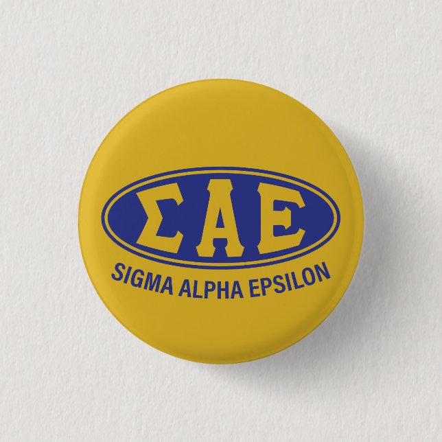 Sigma Alpha Epsilon | Vintage Pinback Button (Front)