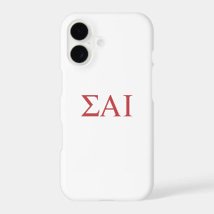 Sigma Alpha Iota Greek Letters iPhone 17 Case