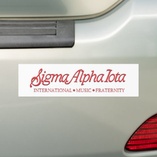 Sigma Alpha Iota International Music Fraternity Bumper Sticker
