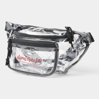 Sigma Alpha Iota International Music Fraternity Clear Fanny Pack