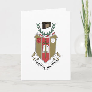 Sigma Alpha Iota Music Fraternity Crest Card