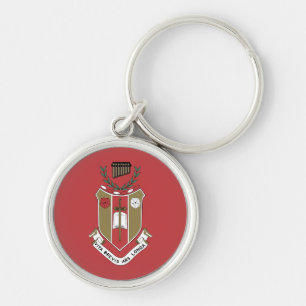 Sigma Alpha Iota Music Fraternity Crest Keychain