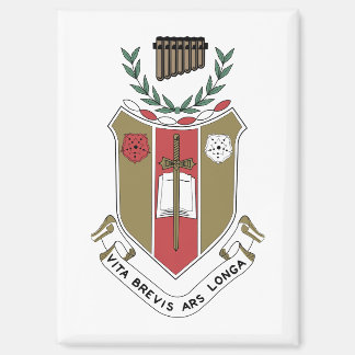 Sigma Alpha Iota Music Fraternity Crest Magnet