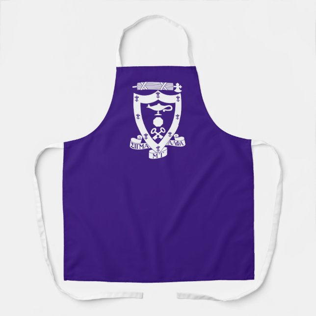 Sigma Alpha Mu Fraternity Official Coat of Arms Apron (Front)