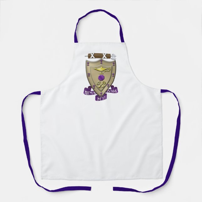 Sigma Alpha Mu Fraternity Official Coat of Arms Apron (Front)