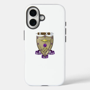 Sigma Alpha Mu Fraternity Official Coat of Arms iPhone 16 Case