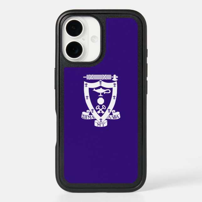 Sigma Alpha Mu Fraternity Official Coat of Arms Otterbox iPhone Case (Back)