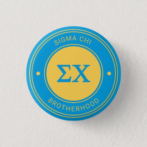 Sigma Chi  Badge Button
