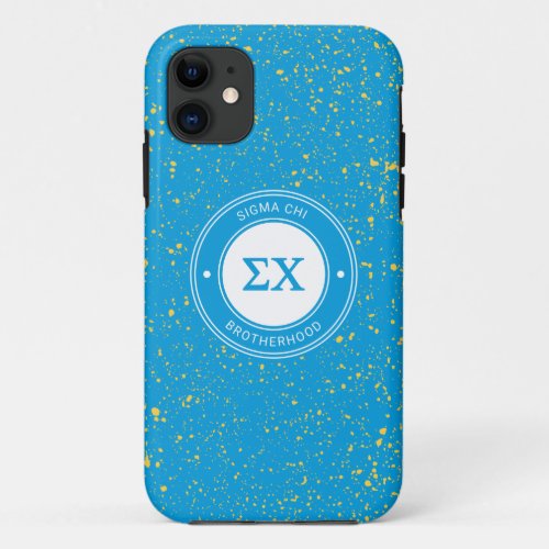 Sigma Chi  Badge iPhone 11 Case