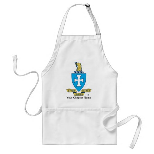 Sigma Chi Crest Logo Adult Apron