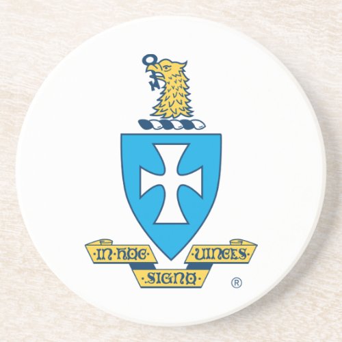 Sigma Chi Crest Logo Drink Coaster