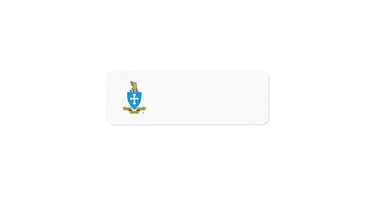 Sigma Chi Crest Logo Label | Zazzle