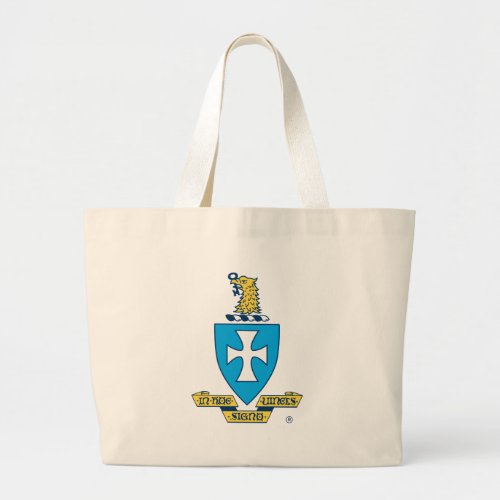 Sigma Chi Crest Logo Large Tote Bag