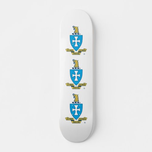 Sigma Chi Crest Logo Skateboard