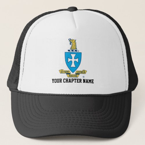 Sigma Chi Crest Logo Trucker Hat