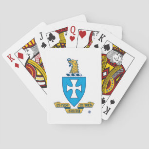 Sigma Chi Fraternity Official Crest Poker Cards