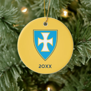 Sigma Chi Fraternity Official Logo Ceramic Ornamen Ornament