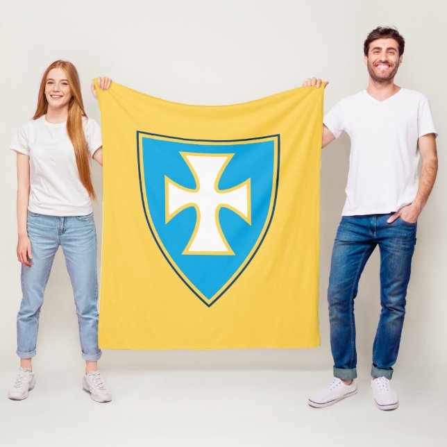 Sigma Chi Fraternity Official Logo Fleece Blanket (In Situ)