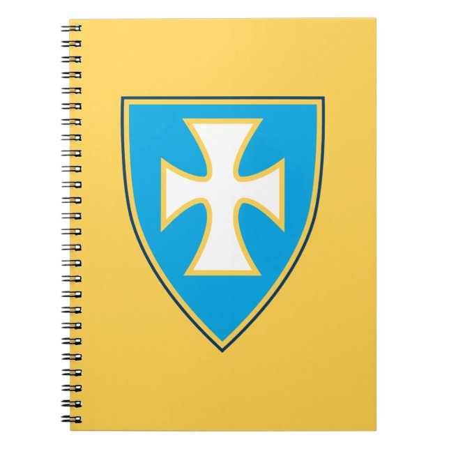 Sigma Chi Fraternity Official Logo Notebook (Front)
