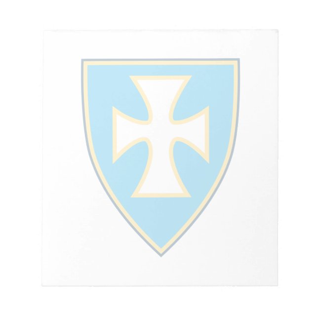 Sigma Chi Fraternity Official Logo Notepad (Front)