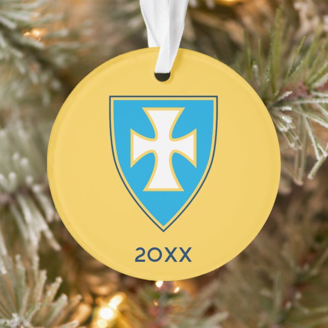 Sigma Chi Fraternity Official Logo Ornament (Tree)