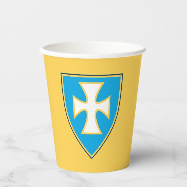 Sigma Chi Fraternity Official Logo Paper Cups (Front)