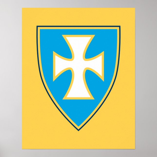 Sigma Chi Fraternity Official Logo Poster (Front)