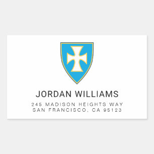 Sigma Chi Fraternity Official Logo Rectangular Sti Rectangular Sticker