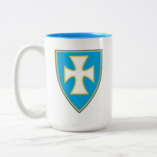 Sigma Chi Fraternity Official Logo Two-Tone Coffee Mug